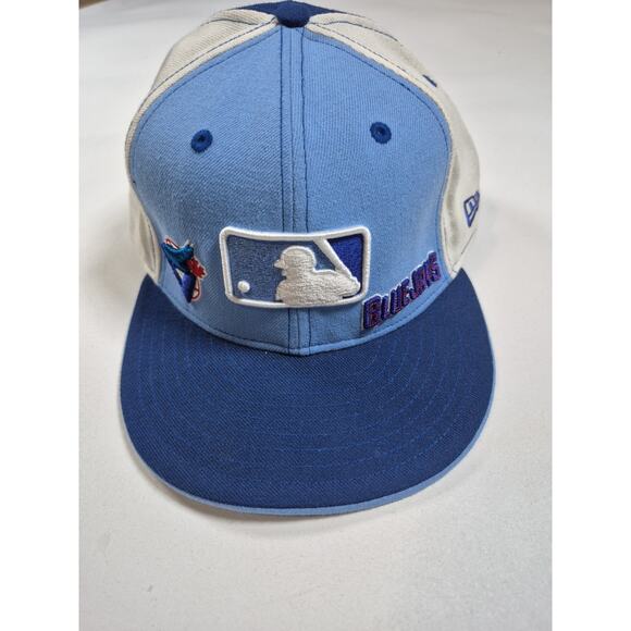 Toronto Blue Jay's New Era Embroidered Cooperstown Collection Fitted Hat 7 3/4 - Picture 1 of 6